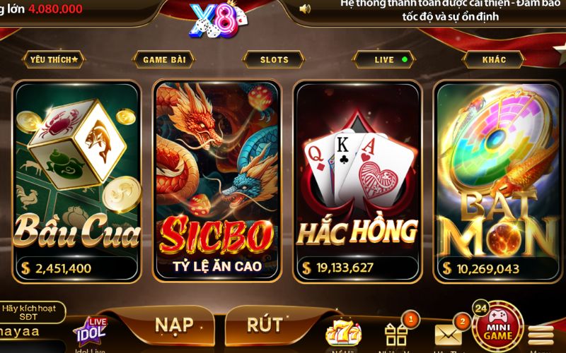 cổng game cá cược trực tuyến hấp dẫn